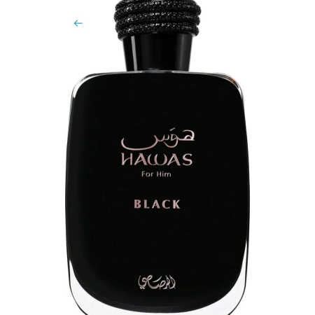 RASASI HAWAS BLACK WODA PERFUMOWANA PERFUMY ARABSKIE MĘSKIE EDP 100ml